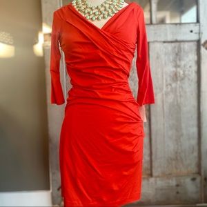 Diane Von Furstenburg Bentley 3/4 Sleeve Dress